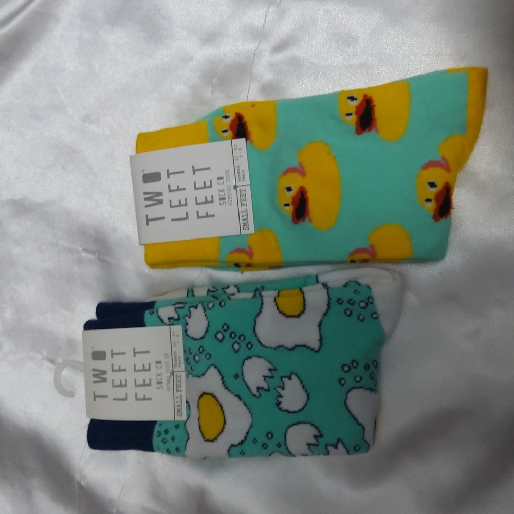 TWO LEFT FEET SOCKS NWOT